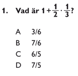 Fråga 1