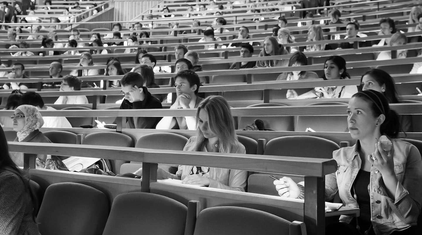 studenter på högskola